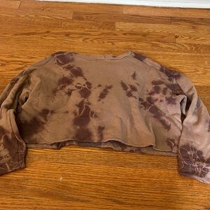 Manonie Women’s Brow Tye Dye Sweatshirt Size Small